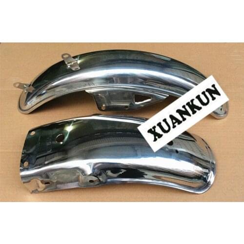 GN125 Motorcycle Stainless Steel Single Row Prince Before And After Mud Board