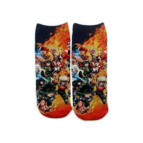 IVYYE Hero Academia LB442 Fashion Anime Socks Casual Short Sock Cartoon Summer Unisex Gifts