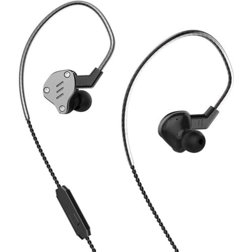 Ring iron earphone in ear wired noise reduction and sound insulation game music earphone with high-quality mobile