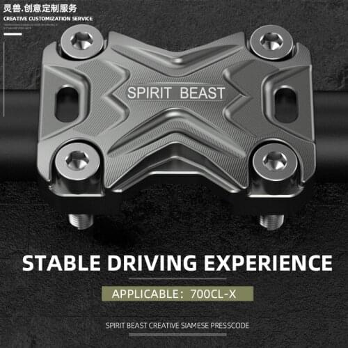 Motorcycle Handlebar Riser Clamp Pressing Code Mount for CFMOTO 700CLX Honda KTM Honda Suzuki Kawasaki Yamaha BMW Ducati Benelli