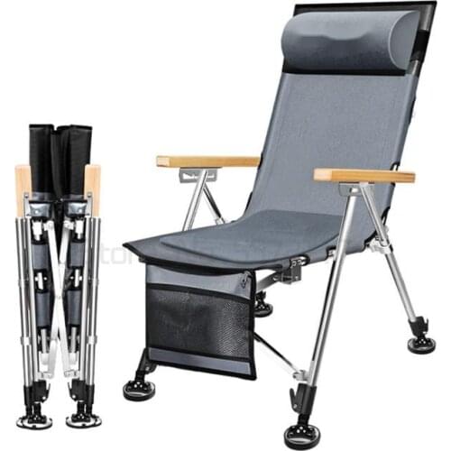 Wild fishing lying all terrain small fishing chair folding multifunctional fishing chair portable fishing stool