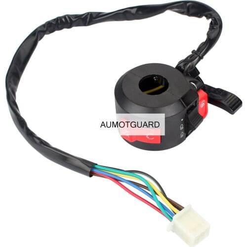 3 Function 7 Wire 7/8'' 22mm Kill Start Light Choke Switch For ATV Quad 4 Wheeler Taotao Sunl Roketa Kazuma 50cc 70cc 90cc 110cc