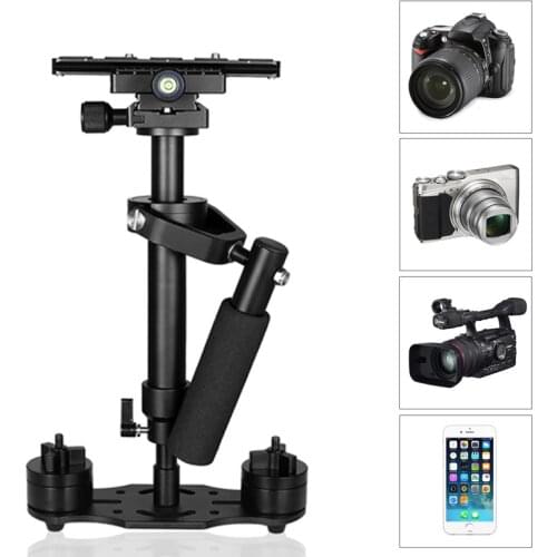 New Portable Handheld Stabilizer Video Steadycam Stabilizers With Quick Release Plate For Canon Nikon Sony Camera GoPro
