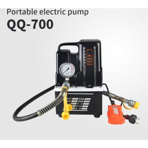QQ-700 Ultra-Small Portable Electric Hydraulic Pump Electric Pump Hydraulic Oil Pressure Pump 70mpa 220v/1200w