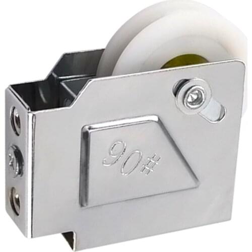90 Type Door Window Single Wheel Pulley Roller for Aluminum Alloy Slide Door U Groove Track Pulley Accessories Lower Wheel