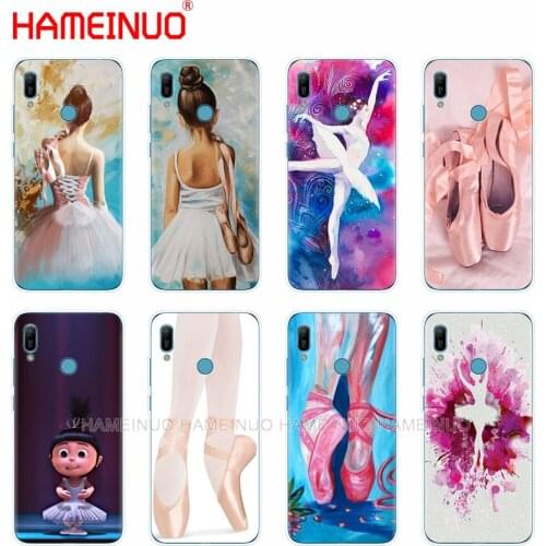 Silicon phone cover case for huawei Y5 Y6 Y7 Y9 PRO PRIME 2019 honor 8s 8a 20 LITE PRO 10i view 20 V20 coque Ballet Dance Girl