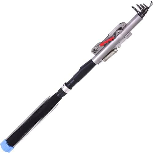 Folding 2.1m/2.4m/2.7m/3.0m Automatic Fishing Rod Adjustable With Bank Stick