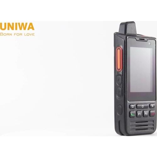 UNIWA F60 2.8 Inch PTT POC Function Long Range Mobile Phone With Sim Card Radio Set Walkie Talkie 100 km police