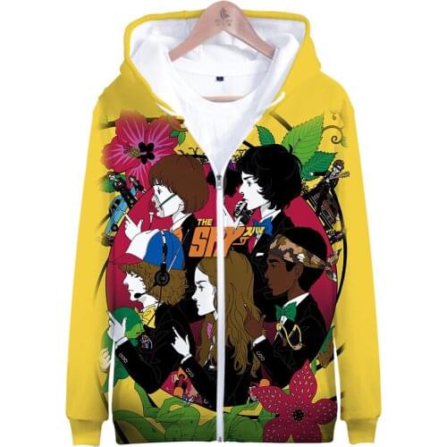 Hot Sale Stranger Thing Season 3 Zipper Sweatshirts Men/Women Fashion Casual 3D Zipper Hoodie Print Stranger Thing Sweatshirts