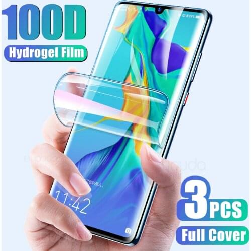 3Pcs Screen Protector Film For Huawei Honor 8X 8C 9X 8 9 10 Lite 7C 7A Pro Hydrogel Soft Film for Honor 10i Not Glass