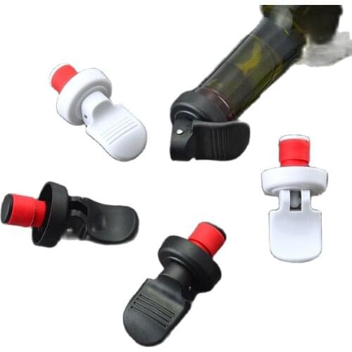 1PCS Press Beer Wine Stopper Vacuum Sealed Plug Wine Bottle Saver Caps Leak Proof Wine Cork Barware Bar Tools Kitchen Supplies