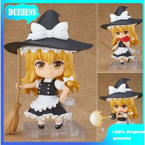 100% Original: Touhou Project Kirisame Marisa 2.0 Q version figma PVC Action Figure Anime Figure Model Toys Figure Doll Gift