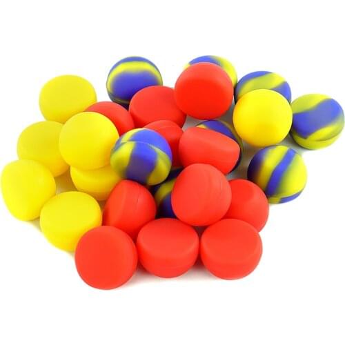 20pcs\lot High quality non stick wax silicone small bowl container 9ml silicone container for wax vaporizer, manufacture China