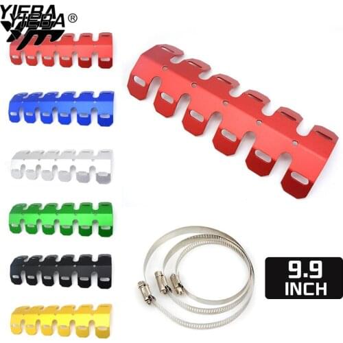 Motorcycle Accessories Exhaust Muffler Pipe Leg Protector Heat Shield Cover FOR HONDA XR230 250 MOTARD CRM250R/AR XR400MOTARD