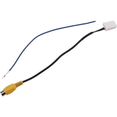 Car Parking Reverse Rear Camera Video Cable Adapter - Factory to RCA Plug for Mazda Atenza/CX-5