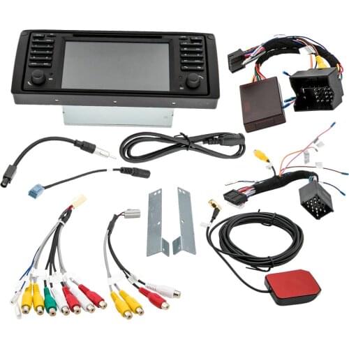 7" Screen Car Stereo Radio Sat Nav SWC DAB DVD Player For BMW X5 E53 2002 - 2006 (New 40-Pin-Connector)