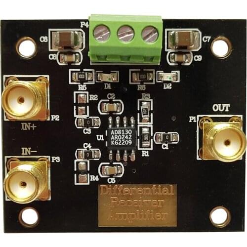 AD8130 Differential Receiving Amplifier Module Differential To Single-ended High Common Mode Rejection Ratio Low Noise And Low D