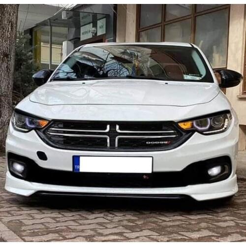 For Dodge Neon Batman Mirror Cover 2015 2016 2017 2018 2019 2020 2021 Piano Black 2 Pcs. Right-Left