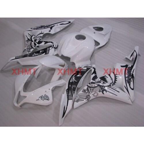 For Honda CBR600RR 2007 - 2008 Fairings CBR 600 RR 07 Fairings CBR 600 RR 2008 Black White Grafitty Motorcycle Fairing