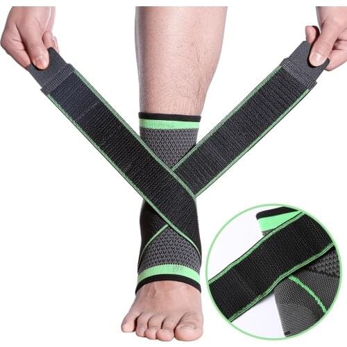 1 PCS Protective Football Ankle Support Basketball Ankle Brace Compression Nylon Strap Belt Ankle Protector