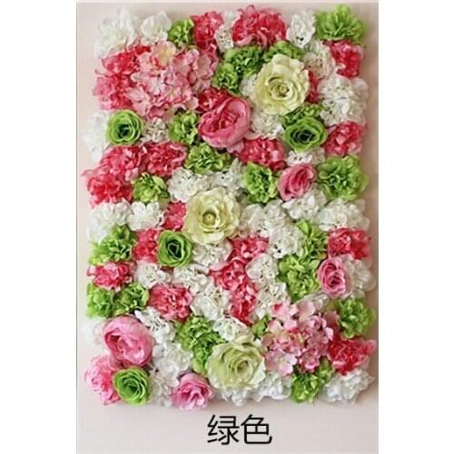 60x40 cm Artificial flower wall background Wedding props supplies Wall decoration Arches silk Rose peony Window studio