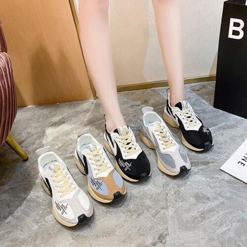 Women Vulcanize Shoes 2021 Autumn Fashion Sneakers Women Lace Up Running Shoes Ladies Casual Sport Shoes Zapatillas De Mujer