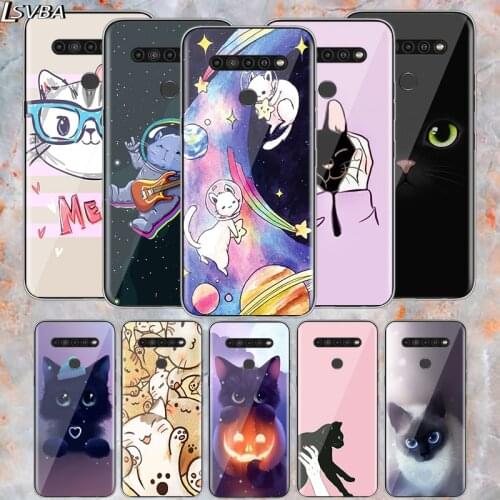 Cute Pet Cat For LG V60 V50S V50 G8X G8S G8 G7 ThinQ 5G K61 K51S K41S K30 K20 2019 Q60 Q9 Soft Phone Case