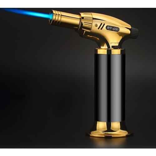 NEW Welding Spray Gun Windproof Metal Inflatable Lighters Kitchen Outdoor Survival Barbecue Cigar Smoking Torch Turbo Lighter