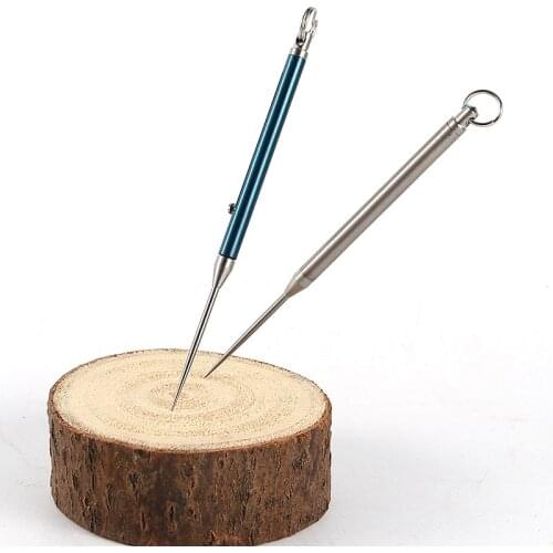 1pcs Portable Mini Toothpicks Holder Pill Tea Storage Reusable Toothpick Storage Box Fruit Fork for Travel Camping Tool Keychain