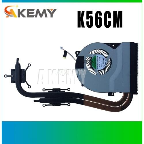 Cpu Fan Radiator For ASUS S550C R505C S56C K56C A56C E56C K56CM K56CB Heatsink