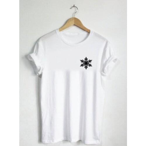 Snowflake - Winter Snow Shirt Tshirt Clothing Sweater Womens Mens Christmas Merry Snowing Charm Sky Weather Cold Snow flake F800