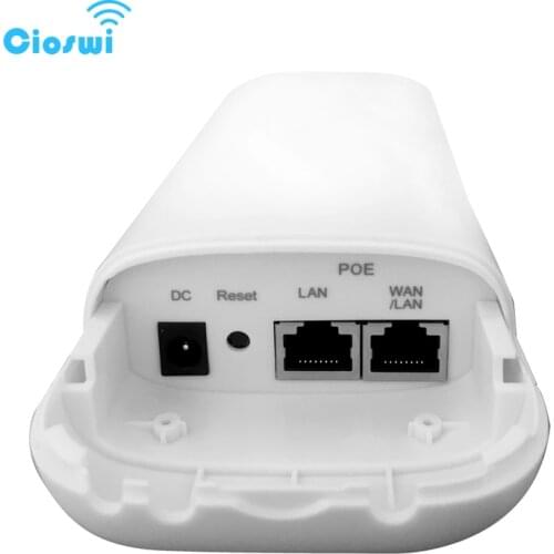 Cioswi APG621 outdoor CPE bridge router access point wifi bridge 300MBPS with 8dbi built-in antenna and 2*10/100M LAN port