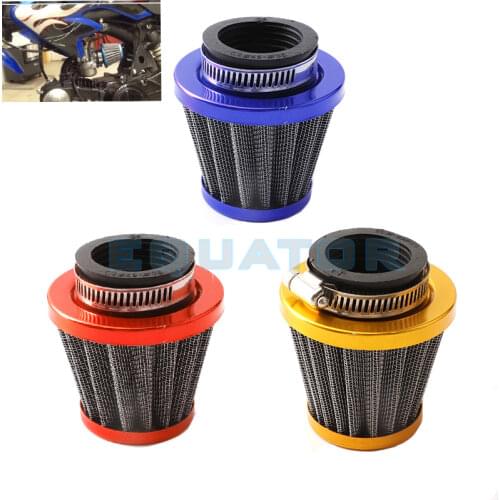 Universal 35mm 38mm 42mm 48mm 58mm Motorcycle Air Intake Filter Cleaner Mushroom Head Motorbike Air Filters Motor Accessories