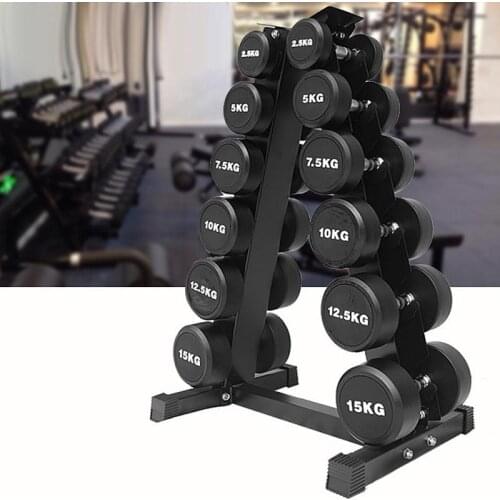 OVERSEAS STOCK!!! A-Frame Dumbbell Rack Strong And Sturdy Dumbbell Storage Stand Dumbbell Bracket Fitness Equipment HWC