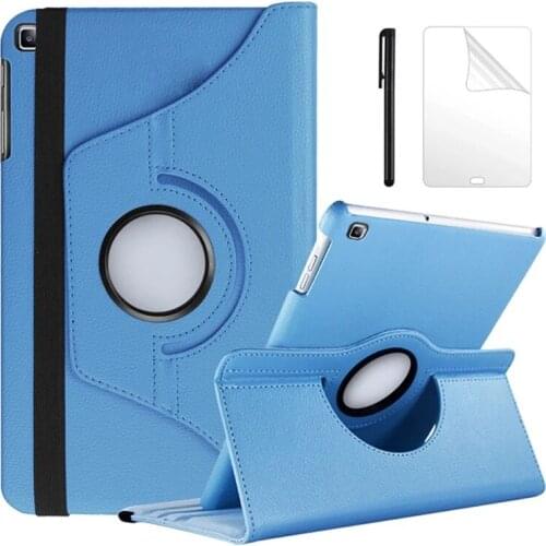 For Samsung Galaxy Tab A7 10.4 SM-T500 T505 360 Rotating Case Tablet Cover For Samsung Galaxy Tab A7 T500 2020 Case + Film