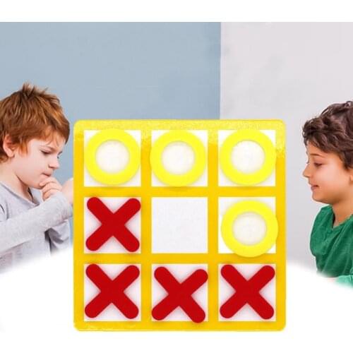1 Set Tic-tac-toe Toys Creative Parent Child Interaction Plastic Pieces Educational Chess Toys Board Games juegos de mesa