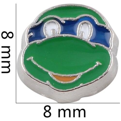 20Pcs/lot Frog Floating Charms Hand-made DIY for Glass Lockets