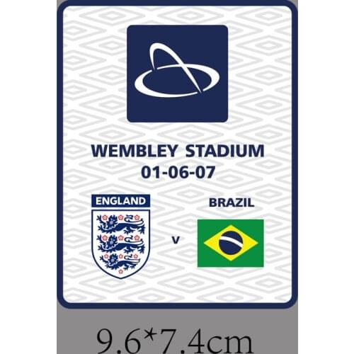 2007 Wembley Stadium Patch Pu Material Heat Transfer Soccer Patch Set