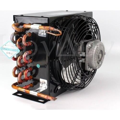 3.4 Condenser copper tube aluminum fin air-cooled water-cooled refrigerator freezer freezer refrigeration equipment radiator