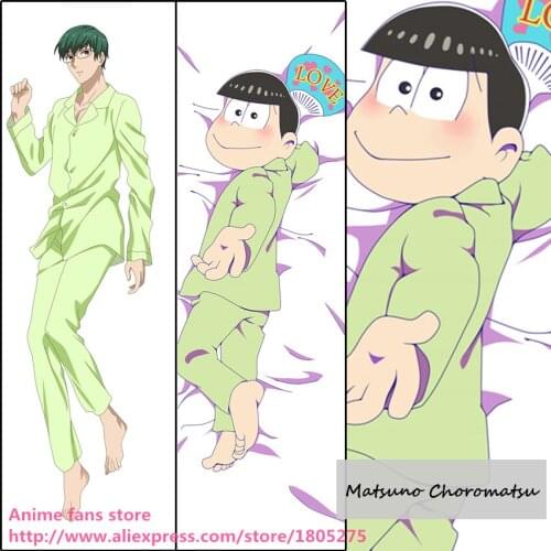 Anime Osomatsu-san Matsuno Choromatsu Cute Japanese Pillowcase Pillow Case Cover decorative Hugging Body Bedding