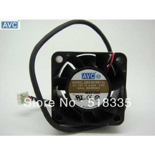AVC DB03828B 12U 38mm 38*38*28MM 3828 12V dual ball fan mini micro cooling fan