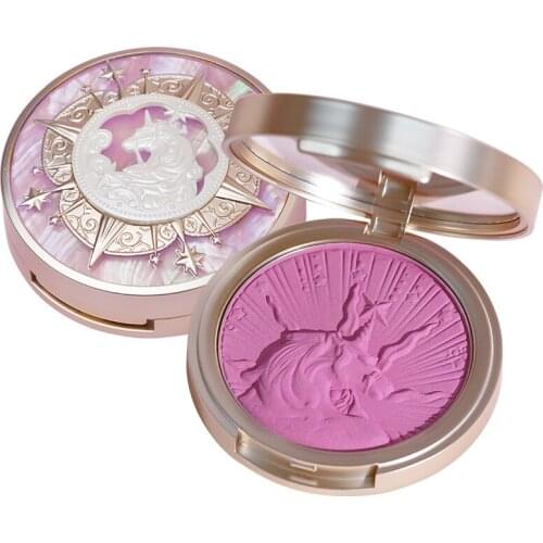 Flowers Know That Relief Blush Is Delicate and Natural to Improve the Color and Vitality Red Orange Color Free Shipping