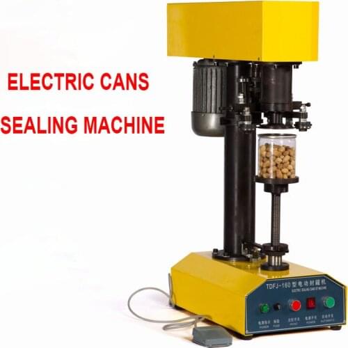 Electric Can Sealing Machine 220V Tinplate Sealer Double Motors Plastic Cans Capping Machine