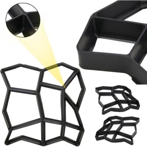 Floor Path Maker Mould Concrete Mold Reusable DIY Paving Durable for Garden Lawn HFing