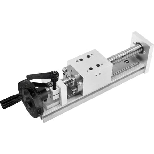 Stroke 200mm C7 CNC Sliding Table 1605 Manual Operation Repositioning resolution 0.05mm Linear Guides for CNC Machine