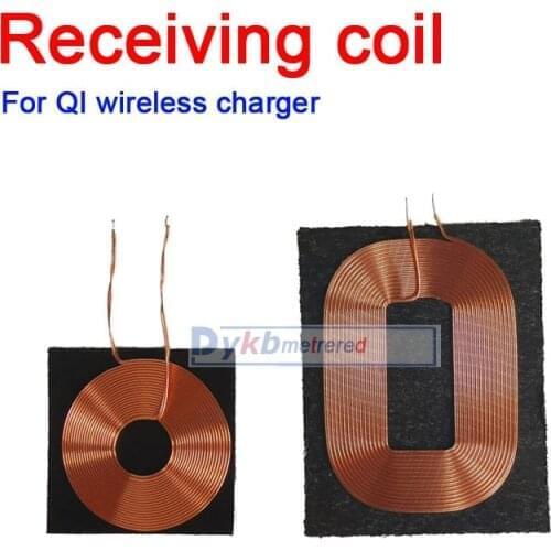 Receiver Coil for QI Wireless Charger Receiving Coil Magnetic Barrier Sheet Modified Universal Wireless Charging Board new