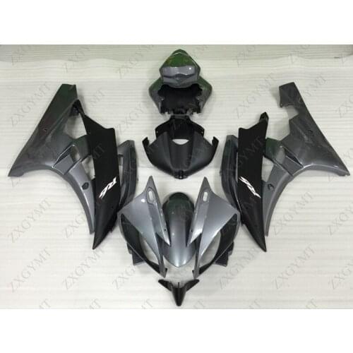 Fairing Kits YZFR6 2006 - 2007 Black Silver Fairings YZFR6 2007 Motorcycle Fairing YZF R6 06
