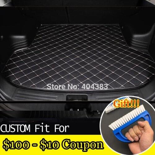 Fit car trunk mat for Land Rover Discovery 3 4 freelander 2 Sport Range Rover Evoque 3D car styling carpet cargo liner