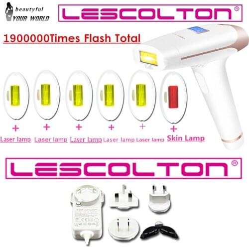 Lescolton 5 in 1 IPL Laser Hair Removal Machine Laser Epilator 1900000 pulse Permanent Bikini Trimmer Electric depilador a laser