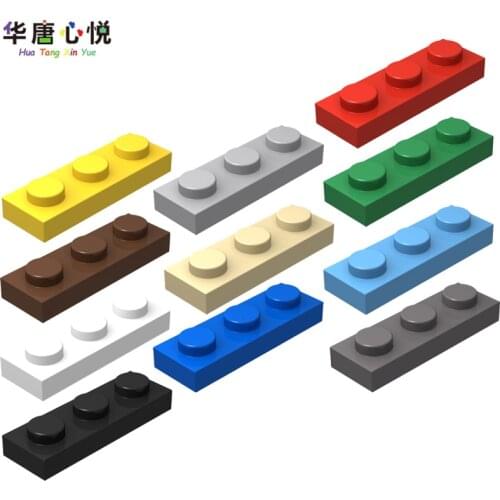 MOC 3623 High-Tech 1x3 Normal Board Accessory Set 20PCS Brick Building Blocks Gift DIY Educational Toys Children Assemblage Toy
